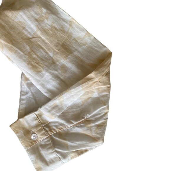 Loft Women's Collared Button-up Blouse 100% cotton - Long Sleeve - Picture 9 of 12